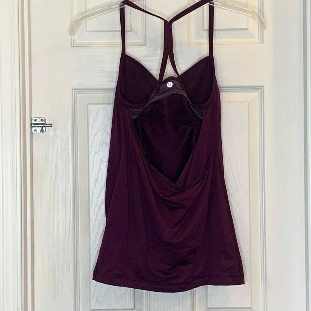 Lululemon CYB Tank In color plum/wee are from space September plum Size 6
